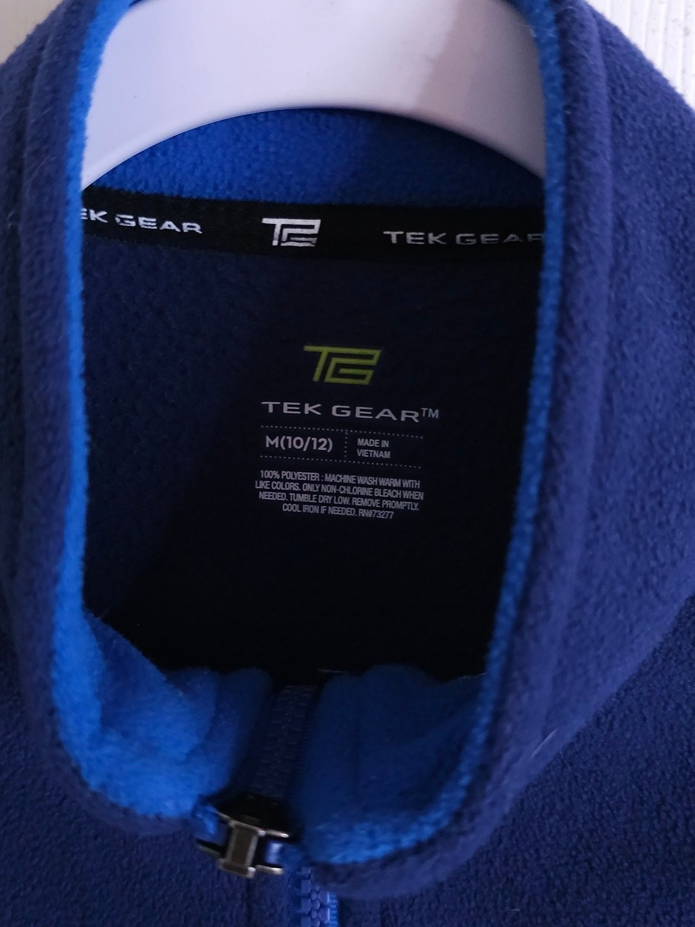 tek gear Royal Blue Full-Zip Lightweight Fleece Jacket - Picture 2 of 3